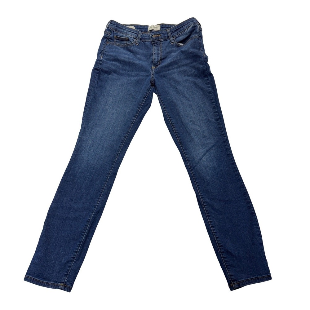 Universal Thread Mid Rise Skinny Jeans Women 6/28R Medium Wash Blue